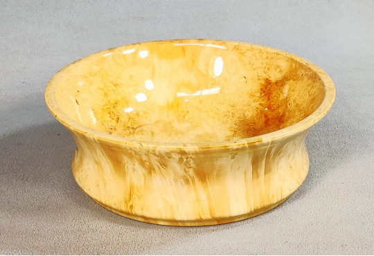 Handmade Wooden Candy Bowl Maple Burl Wood